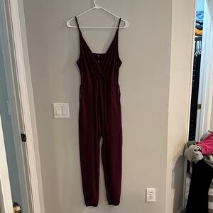 Spiritual Gangster Deep Red Jumpsuit
